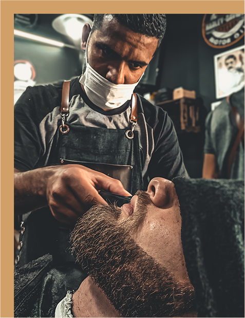 Produtos usados na Barbearia Corte Fino