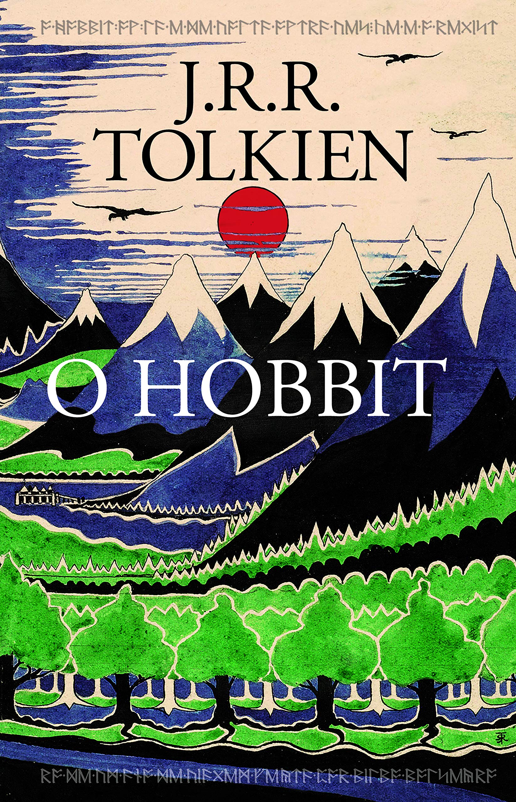 Capa do livro O Hobbit, a jornada de Bilbo Bolseiro